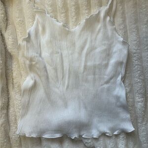 Buckle Ivory Ribbed Camisole